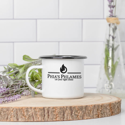Camp Mug 10 oz. (Black Rim)