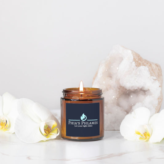 Candle Amber Jar 4oz