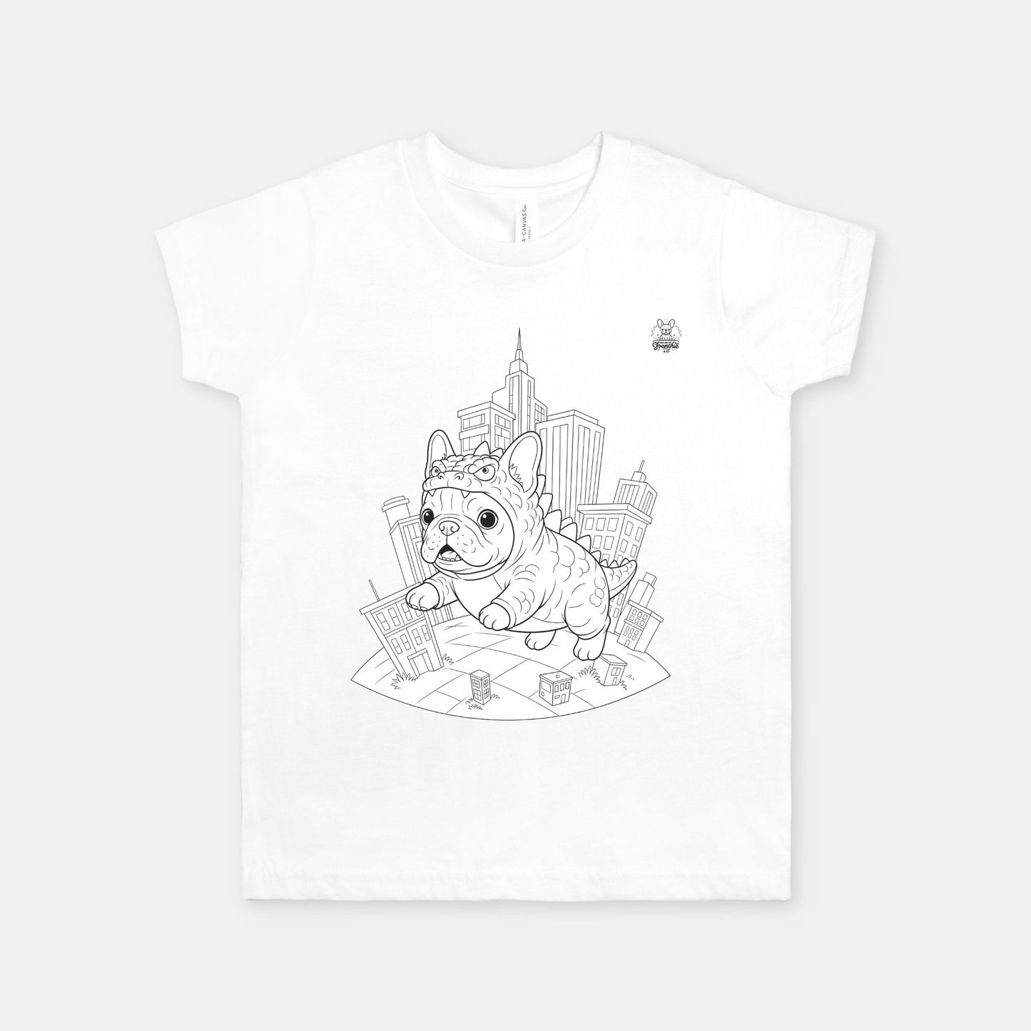 City Pupzilla Color-It Tee (Youth)