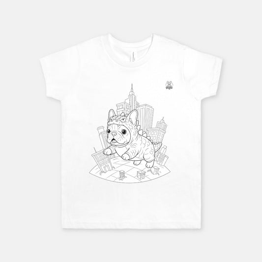 City Pupzilla Color-It Tee (Youth)