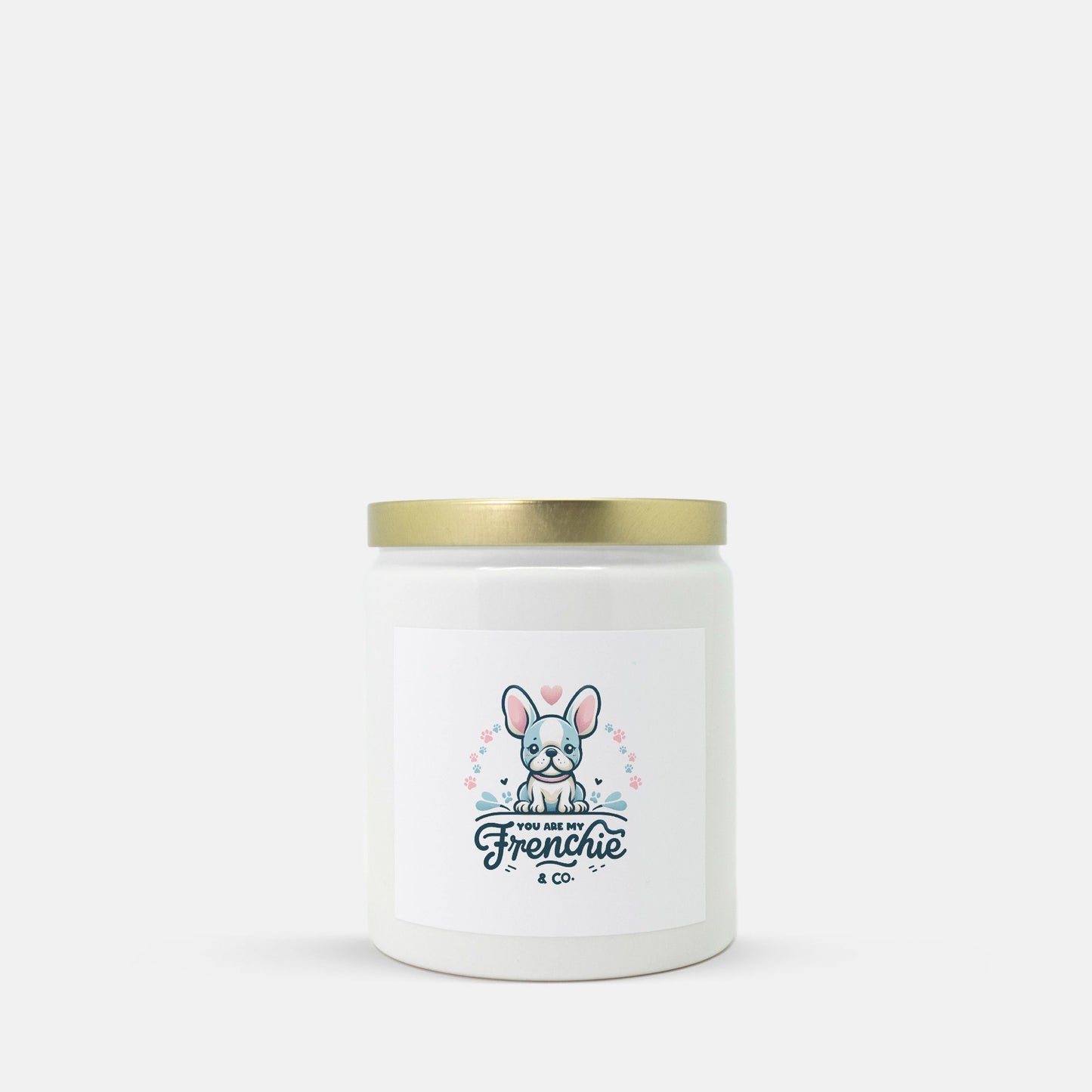 Candle Ceramic 8oz (White)