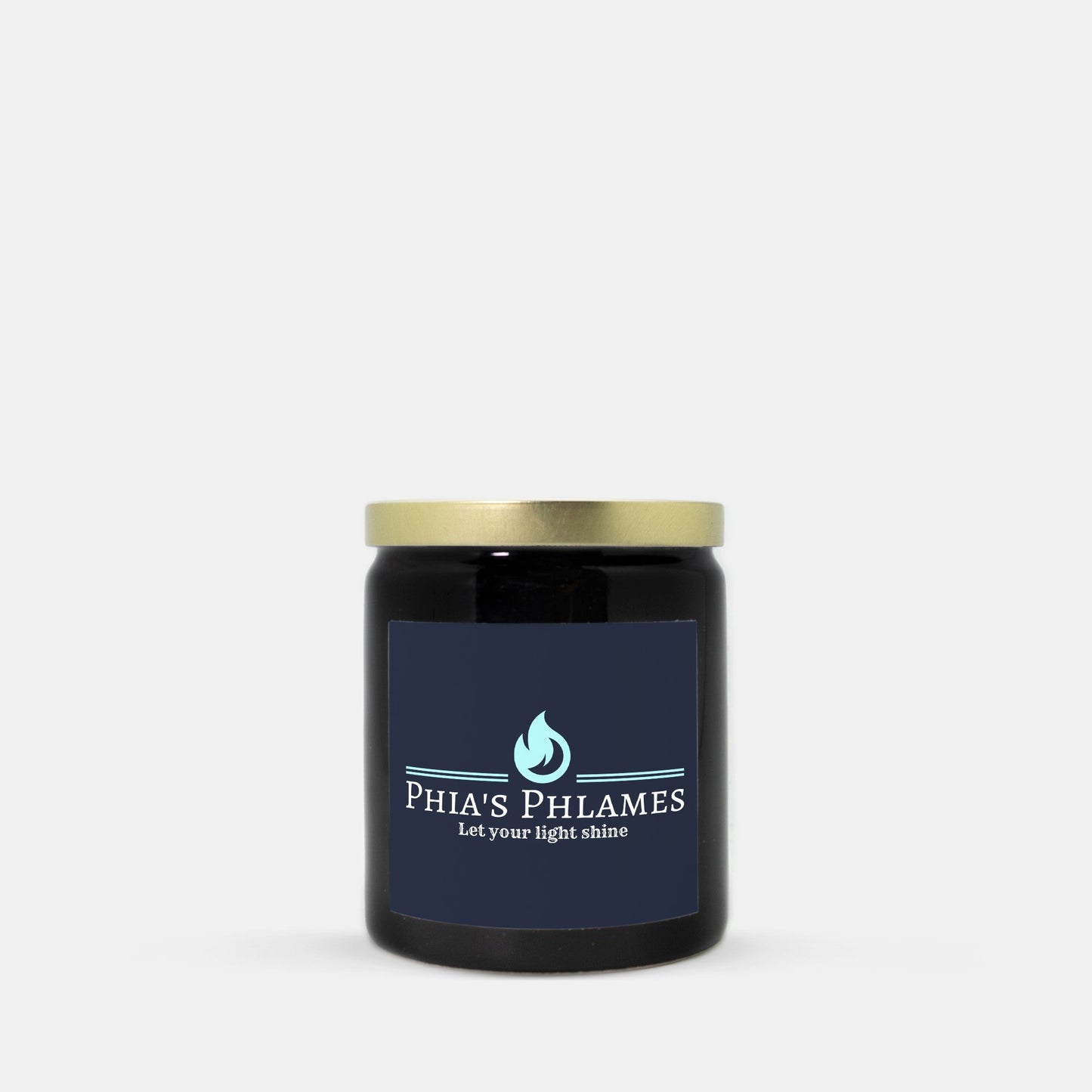Candle Ceramic 8oz (Black)