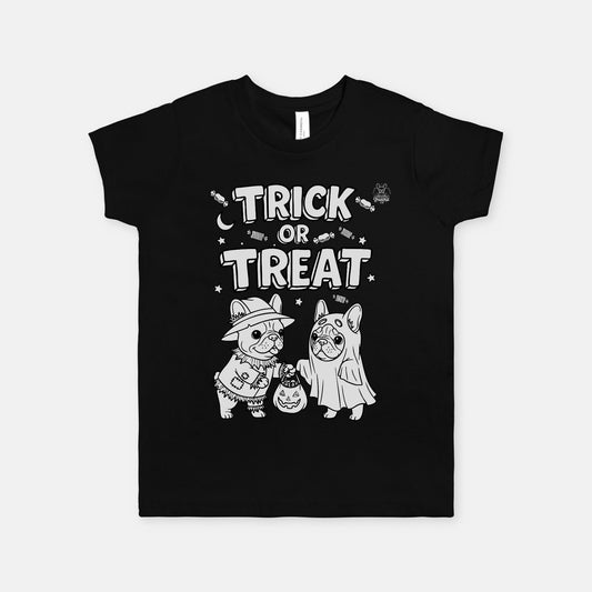 Trick-or-Treat Pups Color-It Tee (Youth, 3 Colors)